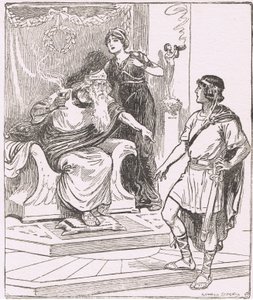 Le Minotaure : Cette épée, cria-t-il, comment l